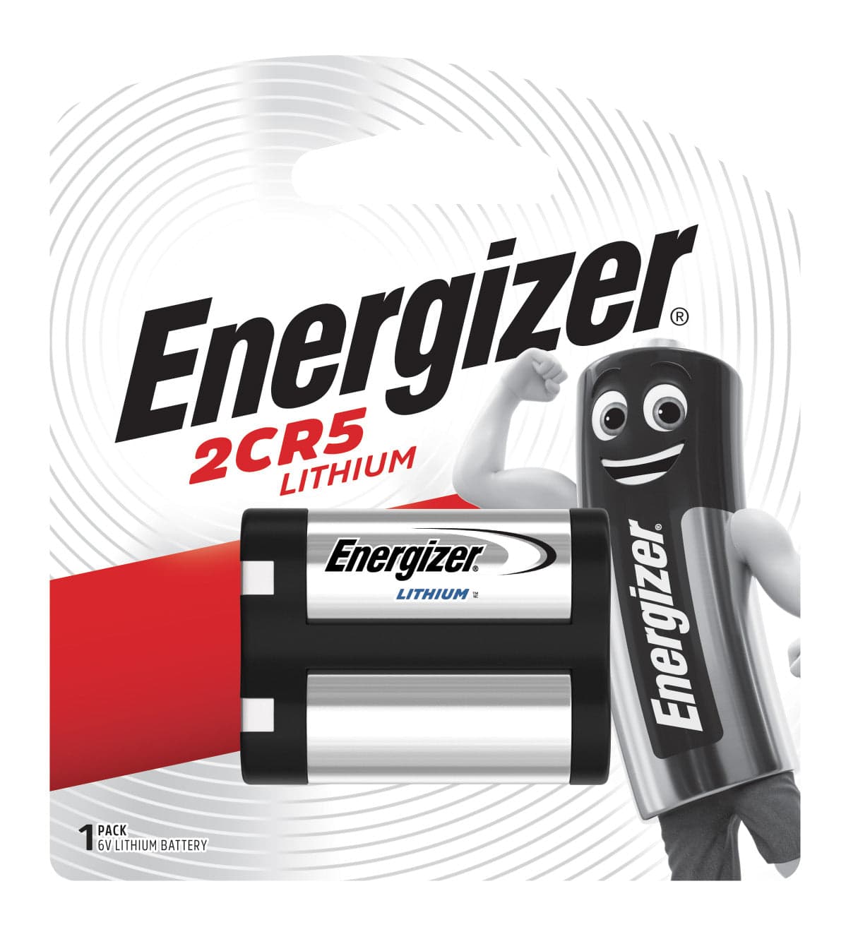 2CR5 Energizer 1 Pack Photo Lithium Battery 6V