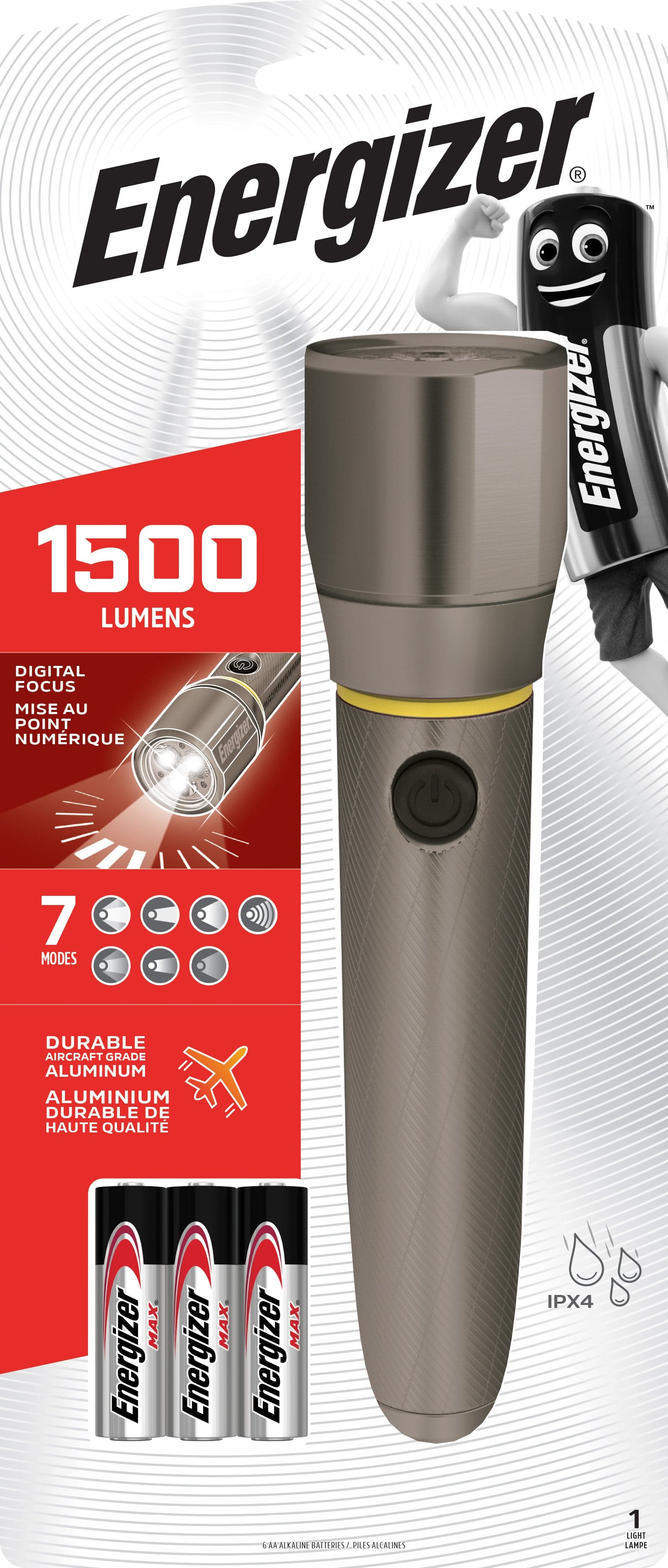 Energizer Vision HD Metal Ultra Light 1500 Lumens