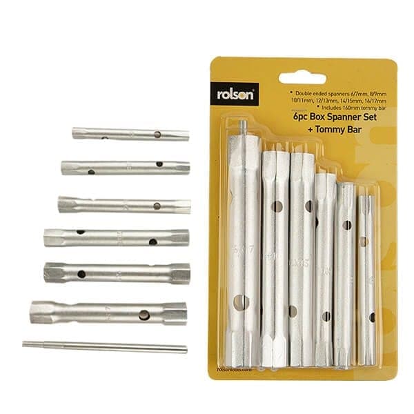 Rolson 6pc Boxed Spanner Set